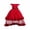 Red, variant on ZHOGXU Kids Girls Sparkly Short Sleeve O Neck Lace Wedding Dress Puffy Formal Gown With Bow Birthday Party Outfit