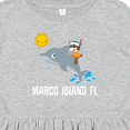 thumbnail image 4 of Inktastic Marco Island Florida Vacation Girls Toddler Dress, 4 of 5