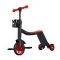 thumbnail image 3 of Triciclo infantil de juguete deportivo, equipo resistente, fácil de usar, bicicleta de equilibrio multiusos 3 Rojo, 3 of 8