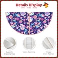 thumbnail image 3 of Xecao mushroom rainbow Skull cartoon Pattern Christmas Tree Skirt Holiday Part Decorations for Christmas Tree, Farmhouse Christmas Decor Xmas Holiday Home Party Decorations-48", 3 of 6