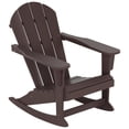 thumbnail image 3 of Polytrends  Laguna Hdpe All Weather Outdoor Patio Rocking Chair Dark Brown, 3 of 5