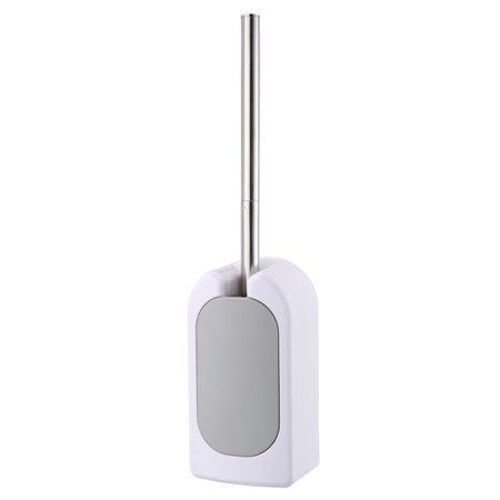 TIHLMK Clearance Stainless Steel Toilet Brush Wall-Mounted Holder Set Home Bathroom WC Cleaning