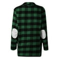 thumbnail image 6 of FAVIPT 2024 Women's Flannel Plaid Shacket Casual Long Sleeve Fall Shirts Oversized Fashion Jackets Button Down Lapel Coat Tops, 6 of 6