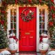 thumbnail image 4 of Winter Wreaths Rattan For Front Door Large Christmas Wreath Artificial Green Wreath For Front Door Window Walls Christmas Decor Indoor Outdoor Home, 4 of 6