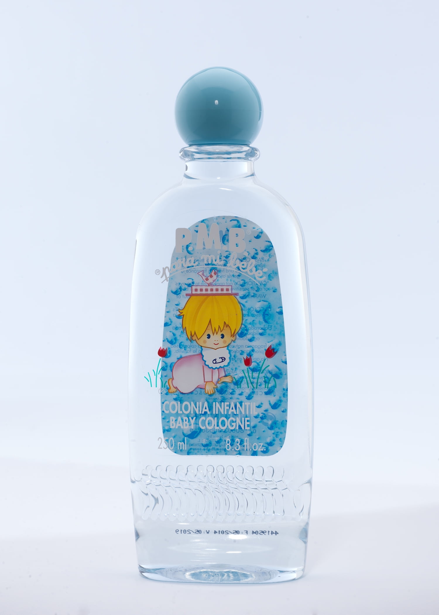 baby cologne blue bottle