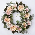 thumbnail image 3 of Guirnalda de coronas artificiales de 45 cm, accesorios para fotografía, arreglos de coronas florales para Amarillo, 3 of 9