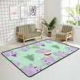 thumbnail image 4 of Coolnut Area Rug 60x39 inch, Cute Elephants with Hat and Trees Nursery Rug Floor Mat Kids Playing Mat for Living Room Bedroom, 4 of 6