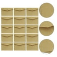 thumbnail image 4 of Shisuyan 100pcs Vintage Kraft Envelopes Blank Envelopes Mini Envelopes Note Envelopes, 4 of 8