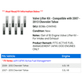 thumbnail image 2 of Valve Lifter Kit - Compatible with 2007 - 2013 Chevrolet Tahoe - Replacement, 2 of 2
