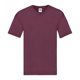 thumbnail image 1 of Fruit Of The Loom - Camiseta de cuello en V modelo Original para hombre (Burdeos), 1 of 3