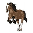thumbnail image 2 of CafePress - REARING DRAFT HORSE - Large Beach Towel, Soft 30"x60" Towel with Unique Design, 2 of 3
