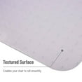 Clear 35.5 in. W x 47.5 in. L PVC Office Chair Mat for Carpet Under