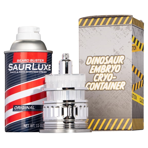 Dinosaur Park Halloween Costume Accessories, with Embryo Cryo-Container Shaving Cream