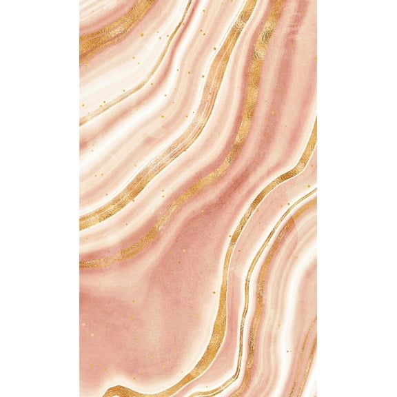 Rose Agate (Blank Lined Journal), (Hardcover)