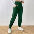 thumbnail image 6 of Lmueinov Leggings with Pockets for Women High Waisted Tummy Control Yoga Pants Elastic Wide Waistband Casual Joggers for Daily Workout Loungewear S-3XL, 6 of 7