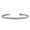 Rose Gold, variant on Leila 18k White Gold Plated Tennis Bracelet with Simulated Diamond Crystals for Women