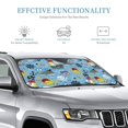 thumbnail image 4 of Bingfone Pirate Marine Animals Car Windshield Sunshade,Sun Foldable Sun Shield Sun Visor for Car - Medium, 4 of 9