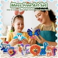 thumbnail image 5 of Poke in Art Kit for Kids Ages 4-8 Creative DIY Craft Toy for 6 7 8 9 10 Old|Mess-Free Craft Gtreat Gift for Boys & Girls Educational Toys for Children DIY Gifts (Land Animal), 5 of 7
