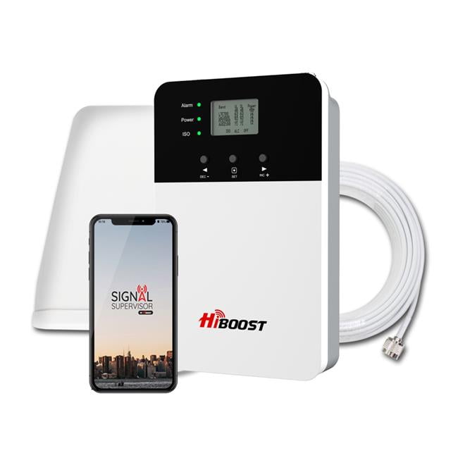 leven moersleutel picknick HiBoost Cell Phone Signal Booster to 4,000 sq ft, Cell Booster for Home,  Cell Phone Booster Boosts 5G & 4G LTE for All U.S. Carriers-Verizon, AT&T, T -Mobile, Built in Antenna, FCC Approved(4K