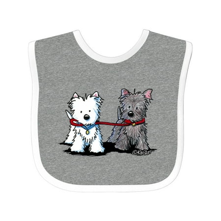 

Inktastic Walking Buddies Gift Baby Boy or Baby Girl Bib