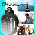 thumbnail image 4 of Large capacity water bottle, reusable and BPA-free sports water bottle (2500ml)-2500ml, 4 of 5