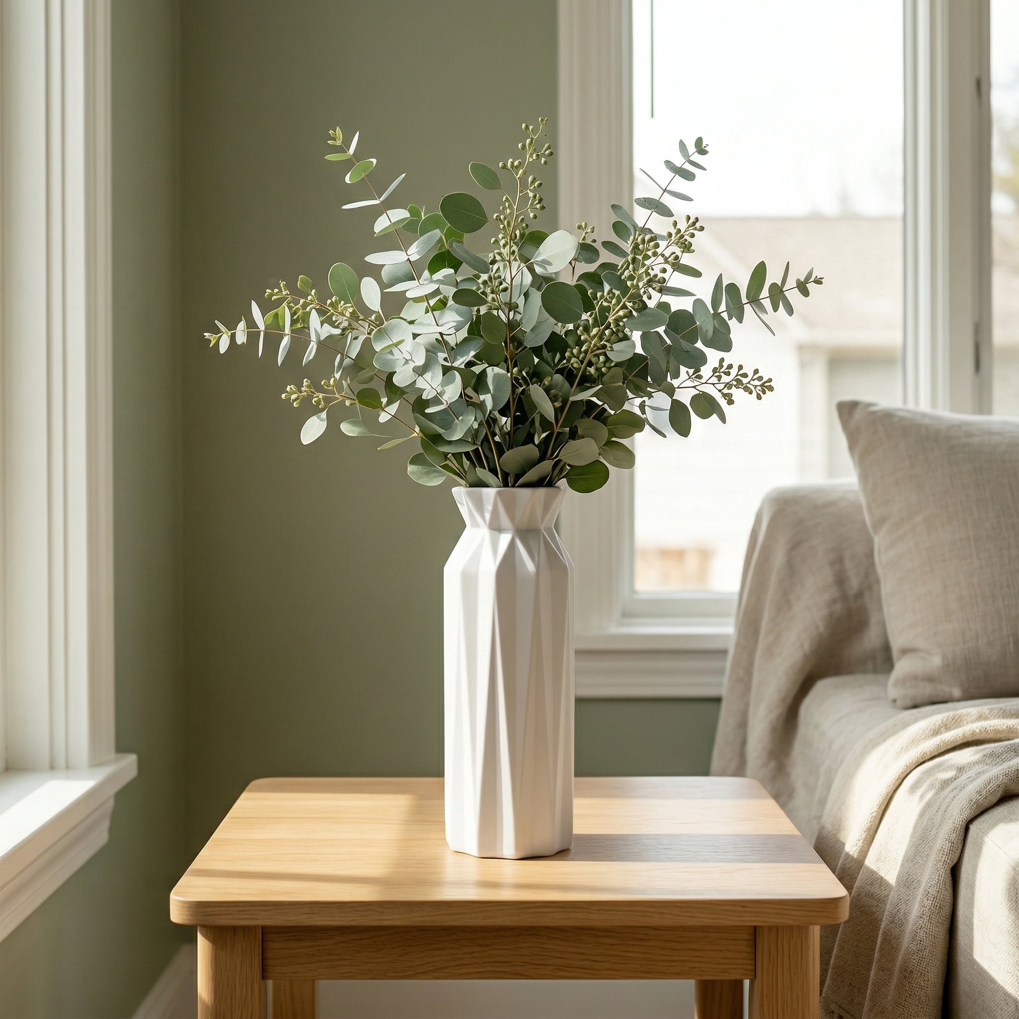 Unique Bargains Narrow Bud Vase for Single Stem Roses Plastic Grey 2.8"L x 2.8"W x 7.9"H
