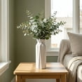 thumbnail image 5 of Flower Vase Clear, Unbreakable Narrow Bud Vase for Single Stem Roses, Shatterproof Plastic Vase for Office Desk Grey 2.8"L x 2.8"W x 7.9"H, 5 of 6