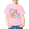 thumbnail image 3 of SGMVNU Kids First Grade T Shirts for Girls Back to School Graphic Tees Short Sleeve Soft Summer Casual Tops, Size 5-6 Years, Pink, 3 of 7