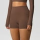 thumbnail image 5 of Pantalones Cortos de Yoga de Cintura Alta, Cómodo Fitness Deportivo, Pantalones de Secado Apretados Transpirables para Mujeres, 5 of 9