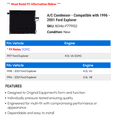 thumbnail image 2 of A/C Condenser - Compatible with 1996 - 2001 Ford Explorer 1997 1998 1999 2000, 2 of 2