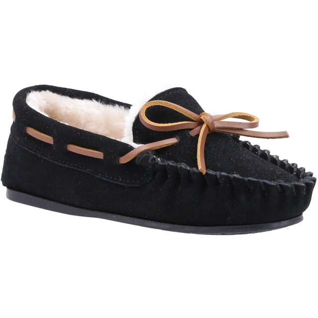 Hush Puppies Pantoufles en Suède pour Garçons/filles Addison