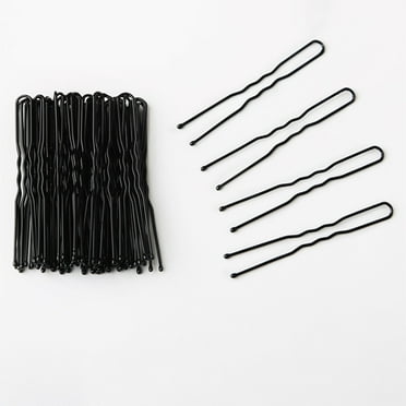 RAGUPEL 100 Pcs Black Bobby Pins, Durable Hair Pins for Women, Perfect for Styling and Securing Hair