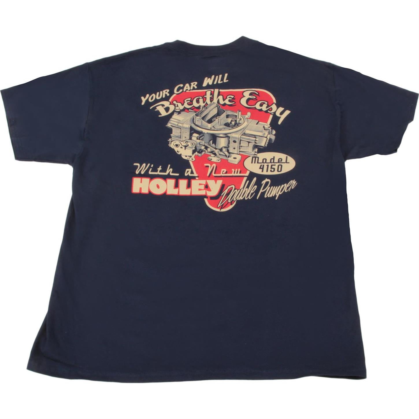 Holley 10010-XLHOL Holley Retro Double Pumper T-Shirt Holley 10010-XLHOL Holley Retro Double Pumper T-Shirt