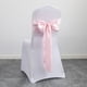 thumbnail image 4 of 10 Uds. Fajas de satén para sillas, fajas para sillas con lazo, funda para sillas de banquetes para decoraciones para el hogar, bodas y fiestas, 4 of 5