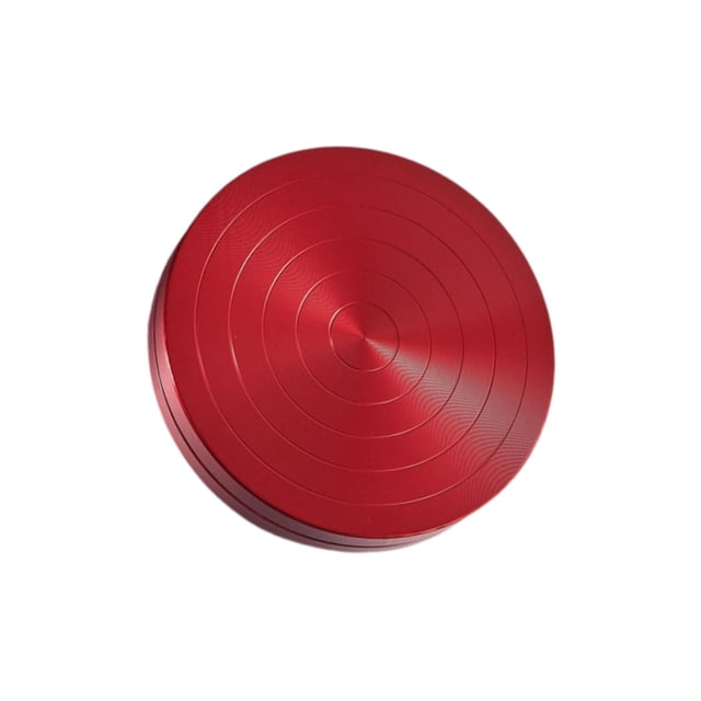 pitrice Ballet Turning Board Premium Aluminum Round Disc Training for Figure Skaters Red Diameter 12cm Red Diameter 12cm