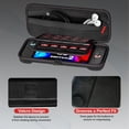 thumbnail image 6 of YUOY Carrying Case for Nintendo Switch 2 ( 2025 ), Hard EVA Travel Case with 2 Screen Protector, 20 Game Storage & Accessory Pockets, Black, 6 of 7