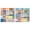 Gallery Wrapped, variant on Color Board Set Canvas Set of 2 Dopamine Decor Art by Art Remedy, White Frame, 20 x 20