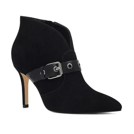 Nine West Women's Jax Pointed Toe Booties Black Size 10 M