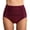 a-Wine Red125, variant on FINALGANG Women's Solid Color Swim Briefs High Waist Stretchy Slim Fit Bikini Bottoms Swimsuit For Summer Beach Water Activities Leisure Swimwear