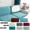 thumbnail image 4 of YiJuHui Elastic Sofa Back Cover Stretchable Slipcouch Protector for Living Room Furniture, Reversible Washable Soft Microfiber, Universal Fit Couch Backrest Cover, Anti-Slip Decor, 4 of 4