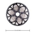 thumbnail image 4 of Soidarity 10 velocidades 11-50T Super Light Cassette Flywheel Metal Flywheel Cassette profesional Sprocket Racing Accesorio de bicicleta para Ciclismo Soidarity OD004832-00, 4 of 6