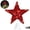 Red, variant on Gogcaro Christmas Star for Tree, Blue Light-up Glittered Star Tree Topper with Sparkling Yarn, 9.84" x 7.87"