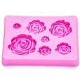 thumbnail image 3 of ORIONE 2PCS Rose Flowers silicone molds Cake Chocolate Mold wedding Cake Decorating Tools Fondant Sugarcraft Cake Molds, 3 of 3