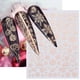 thumbnail image 2 of Pegatinas de copos de nieve para manicura, láminas de decoración navideña, láser bronceado, oro rosa, diseño de uñas, deslizador de Año Nuevo, 2022, 2 of 4