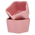 thumbnail image 4 of 2pcs Star Shaped Small Ceramic Bowl Pet Food Feeder Hamster Rabbit Feeding Bowl, 4 of 6