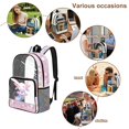 thumbnail image 5 of Whosucclay Cartoon Axolotl Print Shoulder Bag for Girls Boys, 17 Inch Heavy Duty School Bag Elementary Kindergarten with Adjustable Straps Lightweight, 5 of 10
