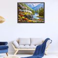 thumbnail image 3 of Cuadros Decorativos Kit de pintura de diamante DIY paisaje cuadro de mosaico de diamante cuadrado completo Tmvgtek embutido en tela, 3 of 9