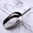 thumbnail image 1 of Cuchara de hielo de metal cuchara de hielo de cocina de acero inoxidable pequeña cuchara de metal para alimentos y dulces, 1 of 4