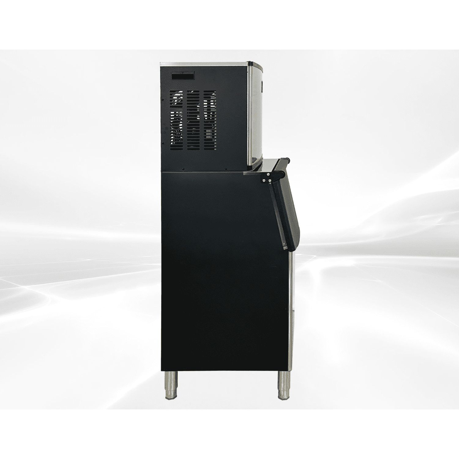 Commercial Ice Maker  400Lbs/24H, ETL, 200Lbs Storage, Ice Ready in 8-15 min, Stainless Steel Ice Maker for Bar/Cafe/Restaurant/Business