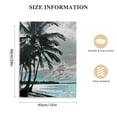 thumbnail image 2 of Shiartex Black and White Beach Canvas Wall Art Tropical Palm Tree Painting Hawaii Artwork for Bedroom Bathroom Wall Decoration Framed Ready to Hang 16x20 in, 2 of 5